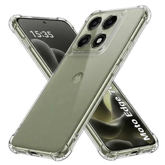 Tok Motorola Edge 70 Pro-hoz, Techsuit, Ütésálló Átlátszó, Átlátszó