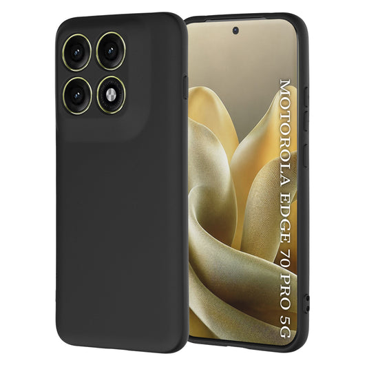 Tok a Motorola Edge 70 Pro-hoz, Techsuit, SoftFlex, Fekete