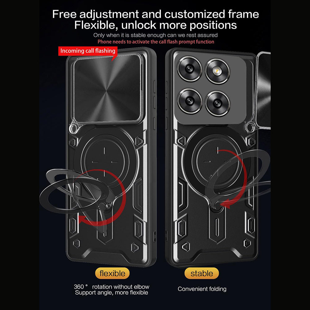 Tok Motorola Edge 70-hoz, Techsuit, CamGuard Pro, Piros