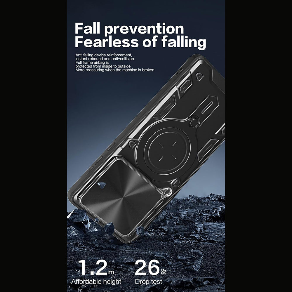 Tok Motorola Edge 70-hoz, Techsuit, CamGuard Pro, Piros