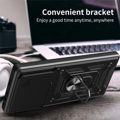 Tok Motorola Edge 70-hoz, Techsuit, CamShield, Kék