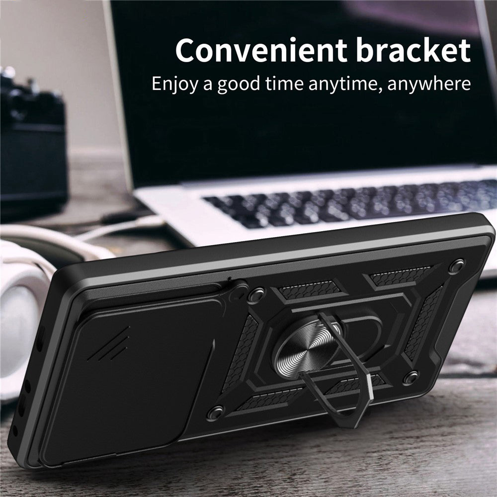 Tok Motorola Edge 70-hoz, Techsuit, CamShield, Zöld