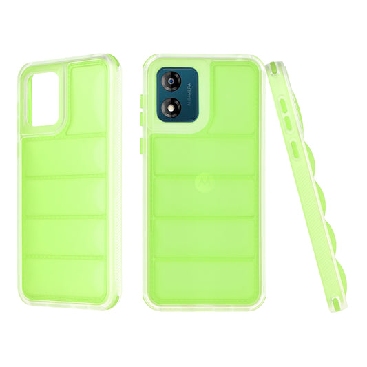 Tok a Motorola Moto E13-hoz, Techsuit, Wave Shield, Zöld