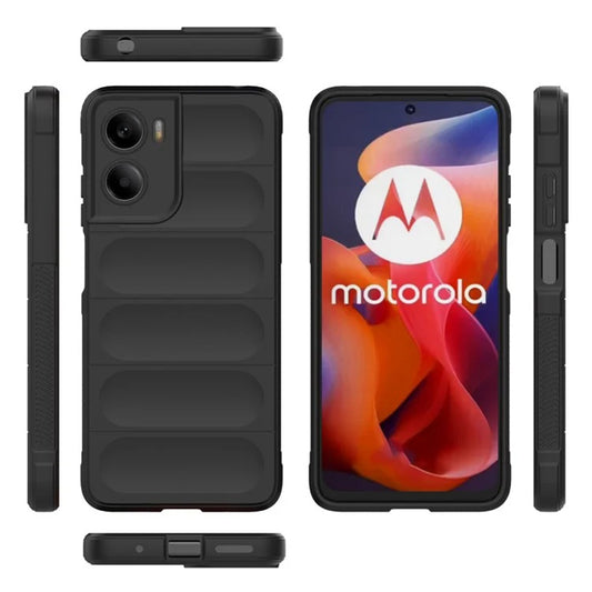 Tok Motorola Moto E15 / G05-hez, Techsuit, Magic Shield, Fekete