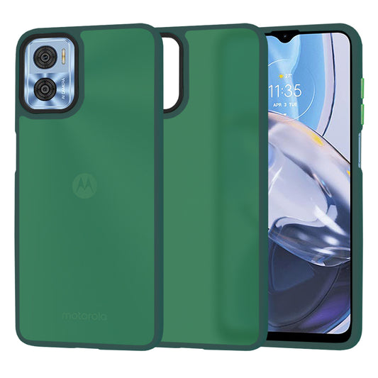 Tok Motorola Moto E22i / E22-hez, Techsuit, HaloFrost, Zöld