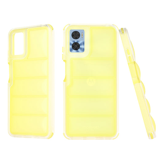 Tok a Motorola Moto E22i / E22-hez, Techsuit, Wave Shield, sárga