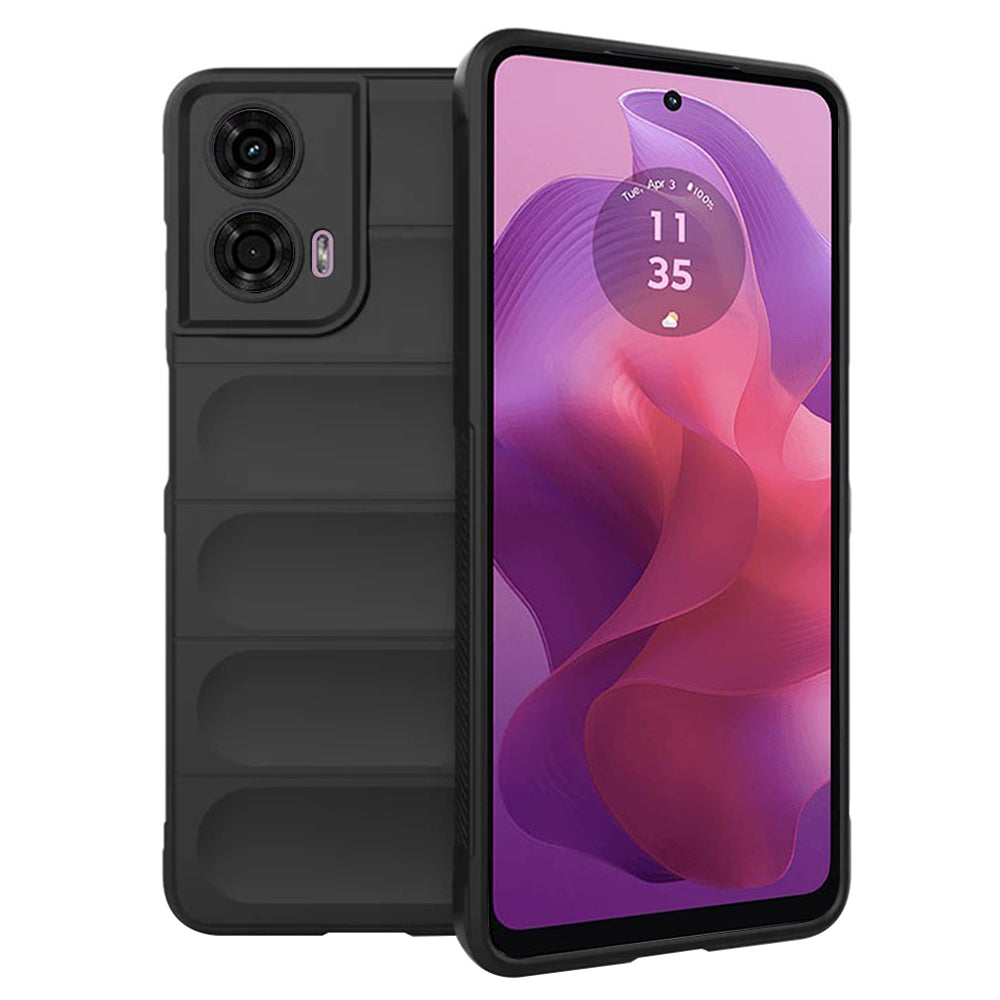Case for Motorola Moto G04s / E14 / G04 / G24, Techsuit, Magic Shield, Black