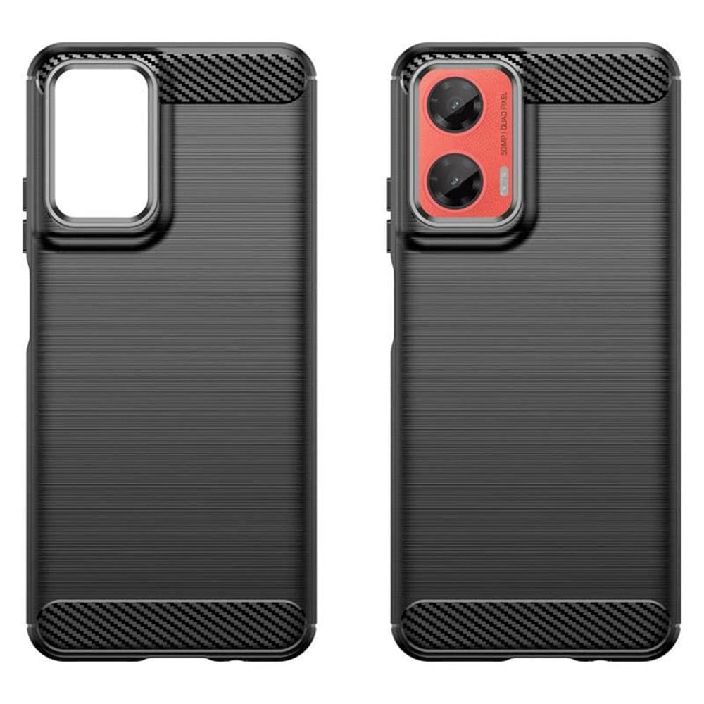 Tok Motorola Moto G06 Power / G06 készülékhez, Techsuit, Szénszálas, Fekete
