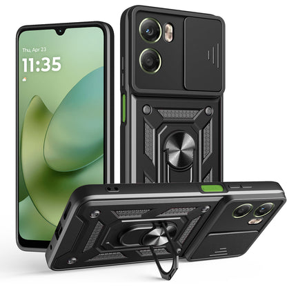 Tok Motorola Moto G06-hoz, Techsuit, CamShield, Fekete