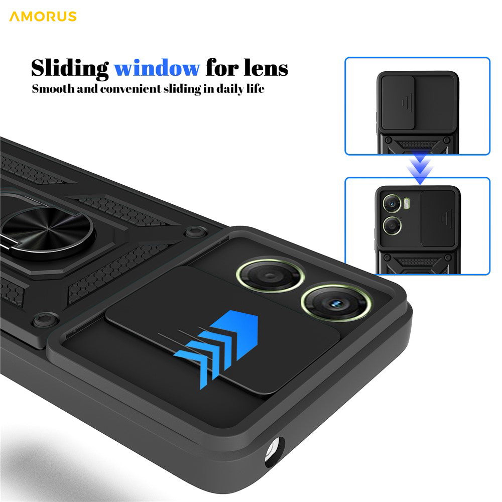 Tok Motorola Moto G06-hoz, Techsuit, CamShield, Arany Rózsaszín