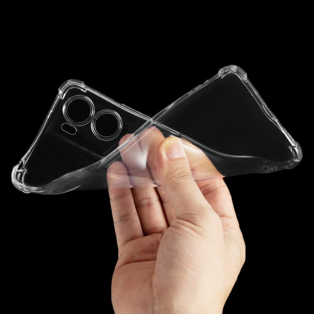 Tok a Motorola Moto G06-hoz, Techsuit, ütésálló átlátszó, áttetsző