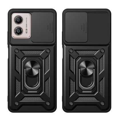 Tok Motorola Moto G13 / G23 / G53-hoz, Techsuit, CamShield, Fekete