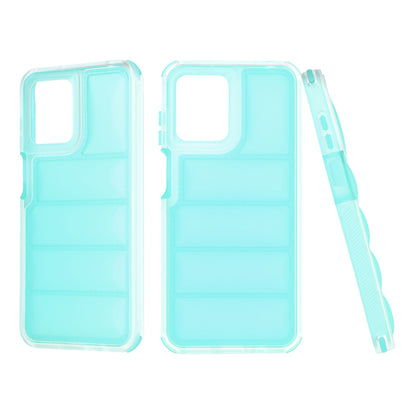 Tok a Motorola Moto G13 / G23 / G53-hoz, Techsuit, Wave Shield, Türkiz