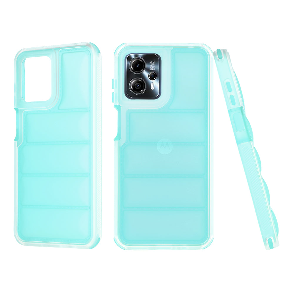 Tok a Motorola Moto G13 / G23 / G53-hoz, Techsuit, Wave Shield, Türkiz