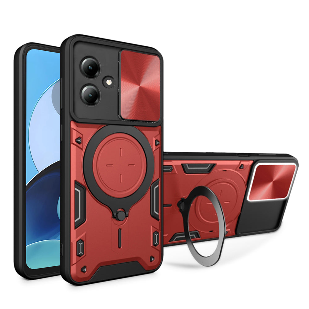 Tok Motorola Moto G14-hez, Techsuit, CamGuard Pro, Piros