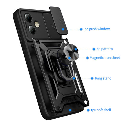 Tok a Motorola Moto G14-hez, Techsuit, CamShield, Kék