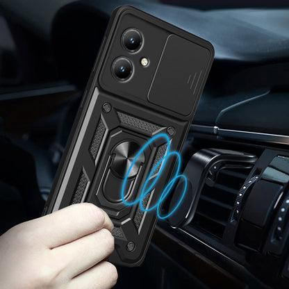 Tok a Motorola Moto G14-hez, Techsuit, CamShield, Fekete