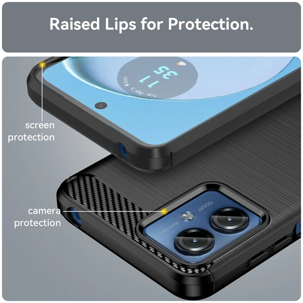 Tok a Motorola Moto G14-hez, Techsuit, karbon, kék