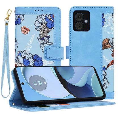 Tok a Motorola Moto G14-hez, Techsuit, FlipCraft, Kék