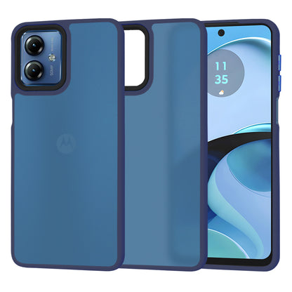 Tok a Motorola Moto G14-hez, Techsuit, HaloFrost, Tengerészkék