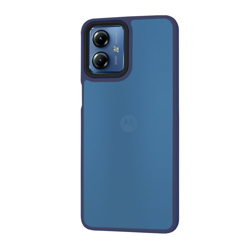 Tok a Motorola Moto G14-hez, Techsuit, HaloFrost, Tengerészkék