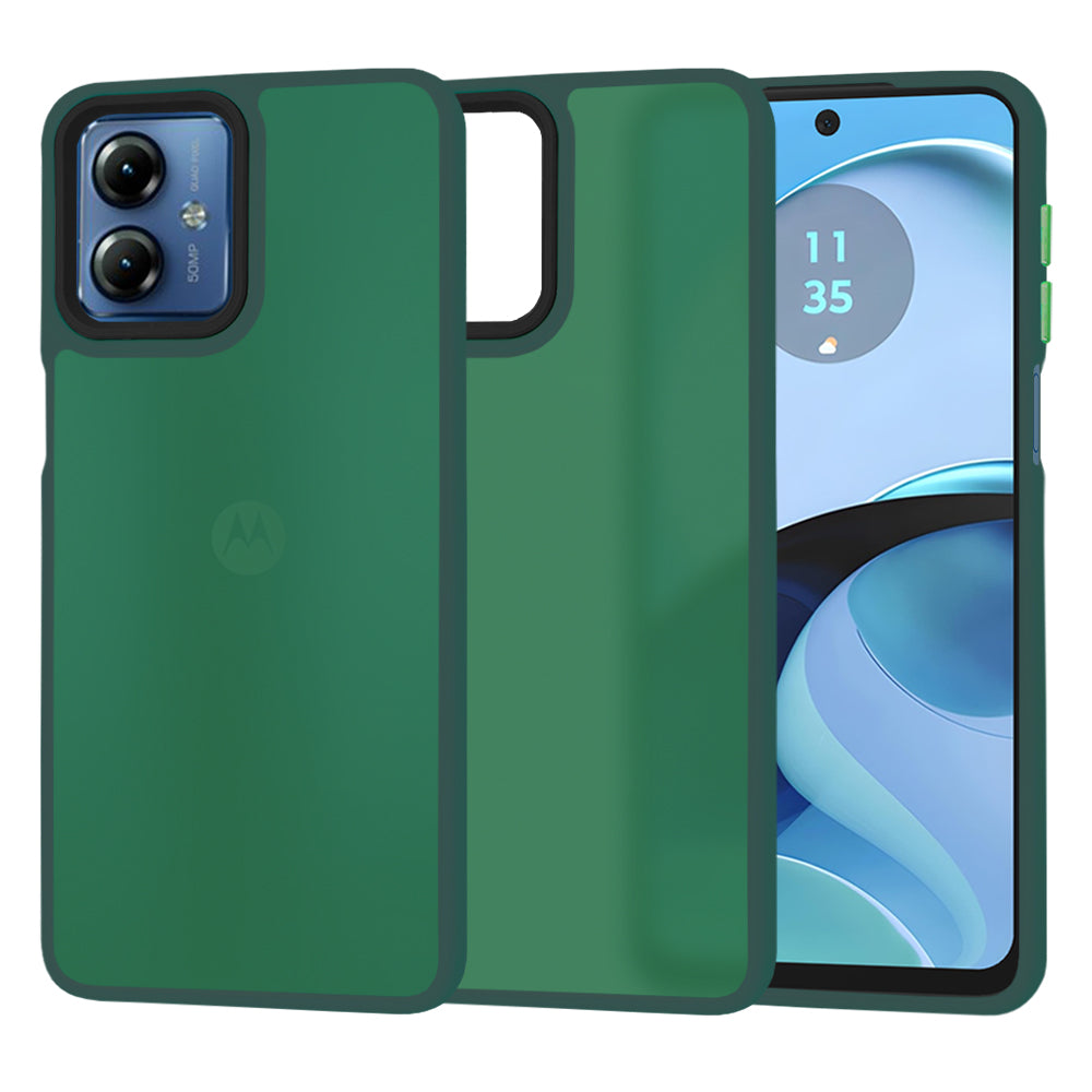 Tok a Motorola Moto G14-hez, Techsuit, HaloFrost, Zöld