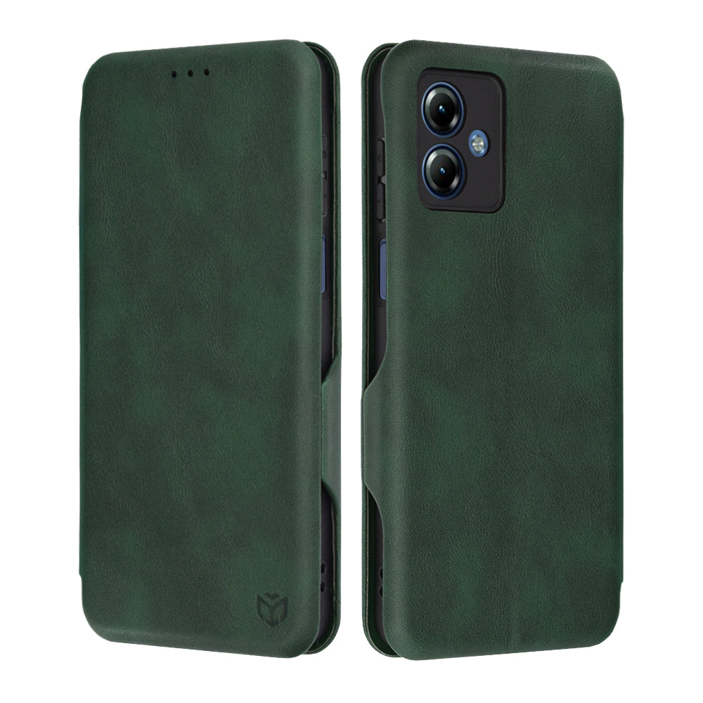 Tok a Motorola Moto G14-hez, Techsuit, Safe Wallet Plus, Zöld
