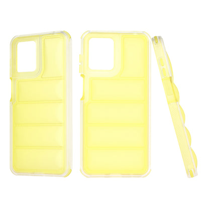 Case for Motorola Moto G14, Techsuit, Wave Shield, Yellow