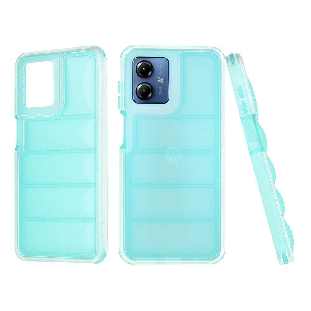 Tok a Motorola Moto G14-hez, Techsuit, Wave Shield, Türkiz