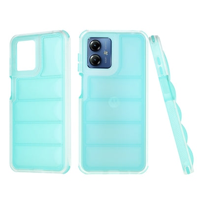 Tok a Motorola Moto G14-hez, Techsuit, Wave Shield, Türkiz