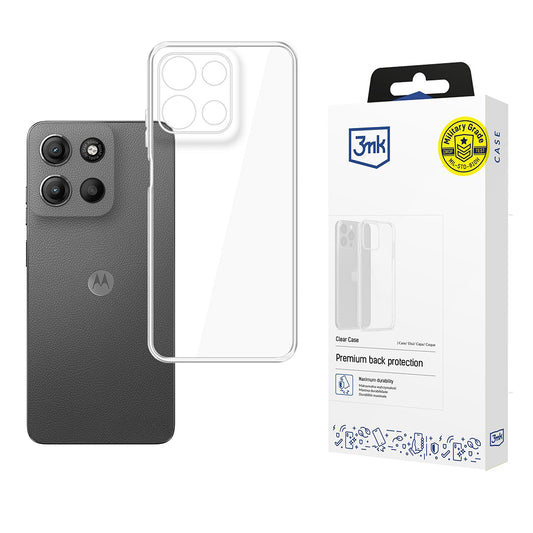 Tok Motorola Moto G15 / G15 Power készülékhez, 3MK, Átlátszó, Tiszta