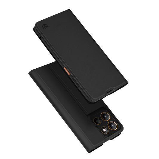 Tok a Motorola Moto G15 / G15 Power készülékhez, Techsuit, Magskin Book, Fekete