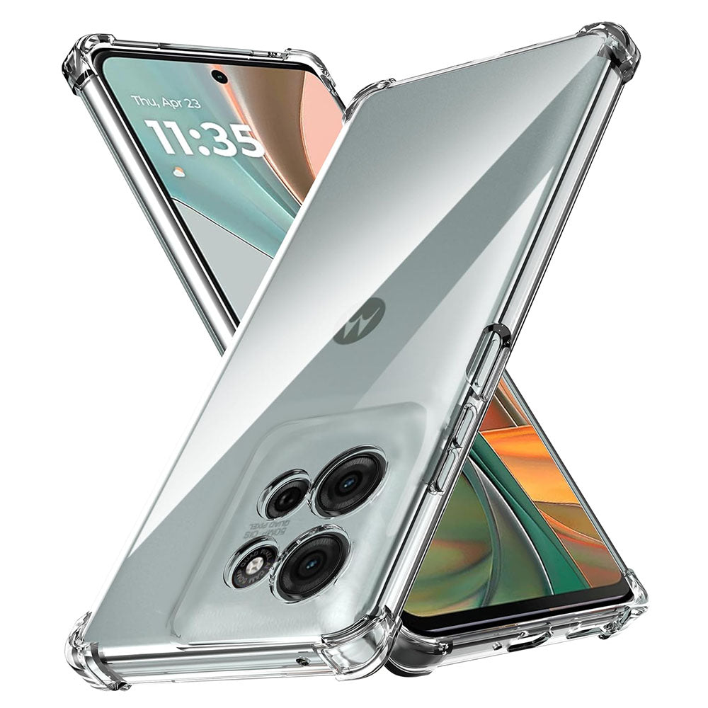 Case for Motorola Moto G15 / G15 Power, Techsuit, Shockproof Clear, Transparent