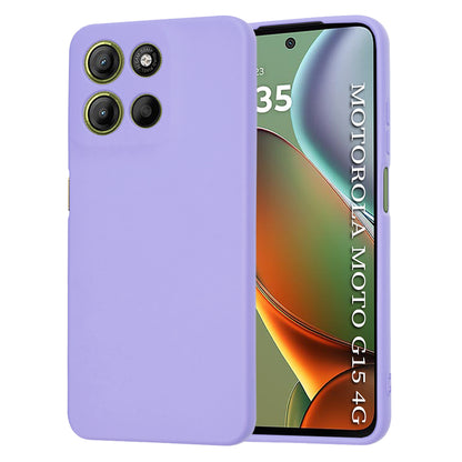 Case for Motorola Moto G15 / G15 Power, Techsuit, SoftFlex, Light Purple