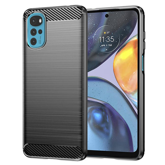 Tok a Motorola Moto G22-hez, Techsuit, karbon, fekete