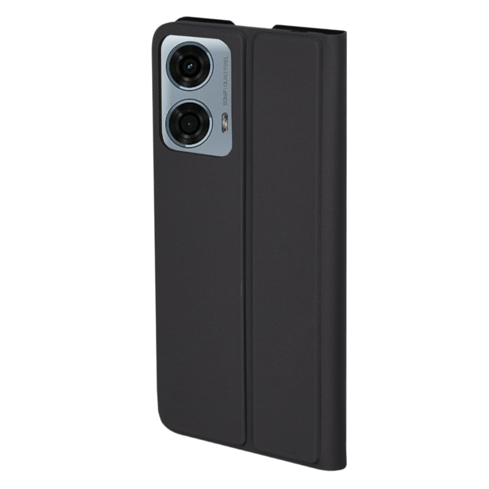Case for Motorola Moto G24 Power, Techsuit, Magskin Book, Black