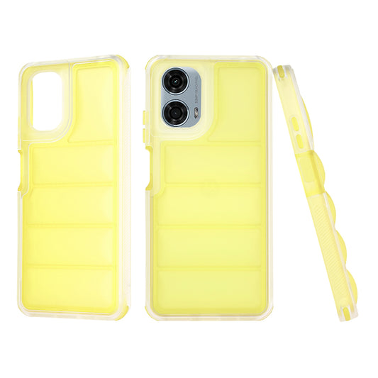 Tok a Motorola Moto G24 Power készülékhez, Techsuit, Wave Shield, sárga