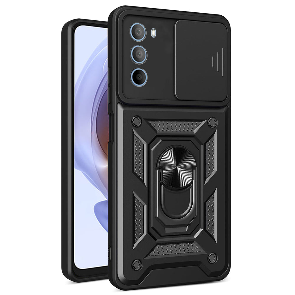 Tok Motorola Moto G31 / G41-hez, Techsuit, CamShield, Fekete