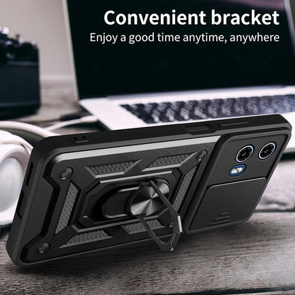 Tok Motorola Moto G31 / G41-hez, Techsuit, CamShield, Fekete