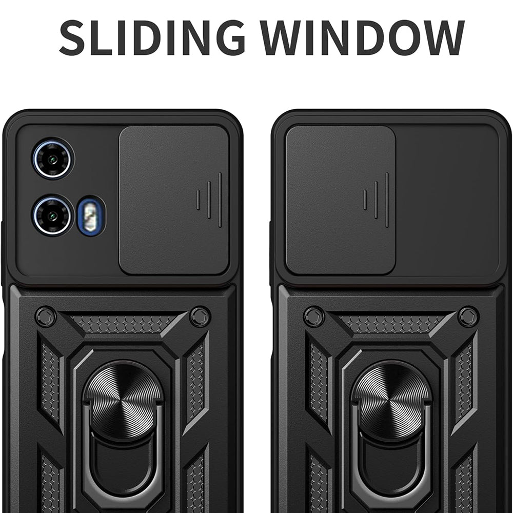 Tok Motorola Moto G31 / G41-hez, Techsuit, CamShield, Fekete