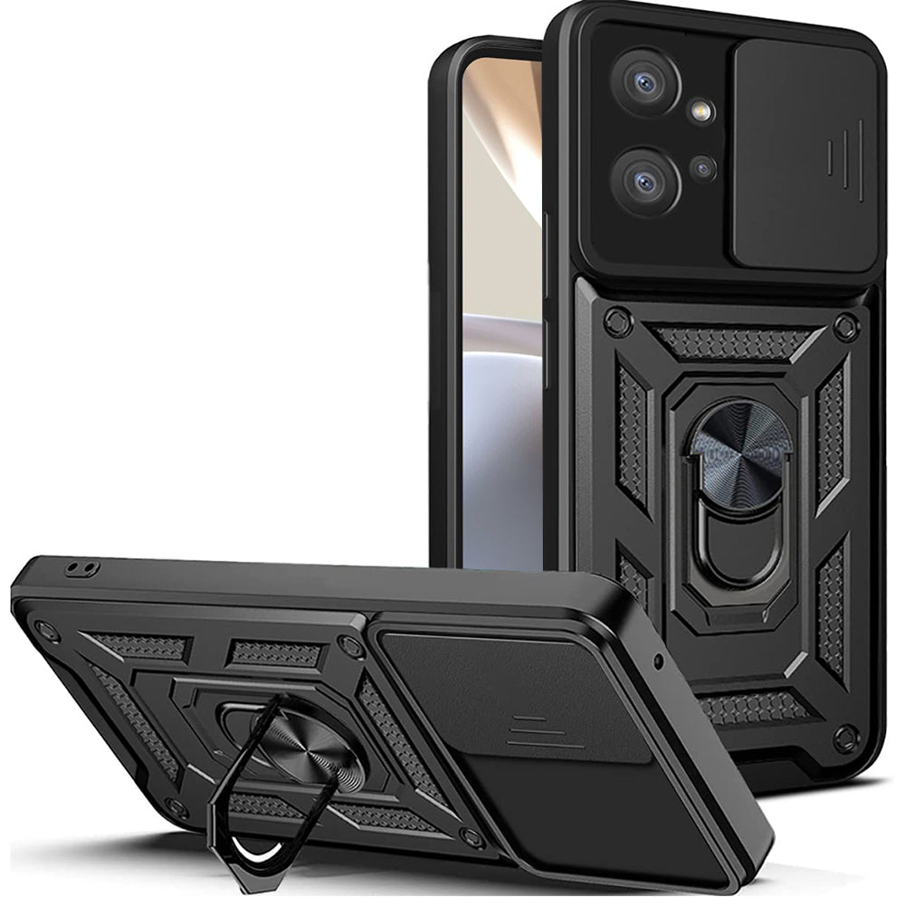 Tok Motorola Moto G32-hez, Techsuit, CamShield, Fekete