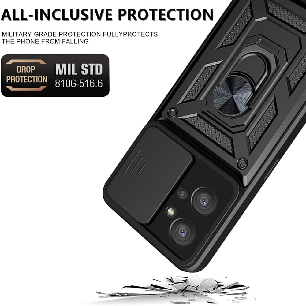 Tok Motorola Moto G32-hez, Techsuit, CamShield, Fekete