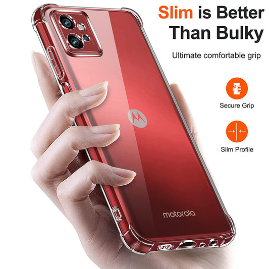 Tok a Motorola Moto G32-hez, Techsuit, Ütésálló Átlátszó, Átlátszó