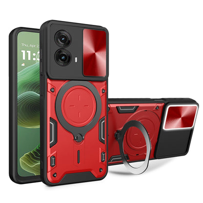 Tok Motorola Moto G35-hez, Techsuit, CamGuard Pro, Piros