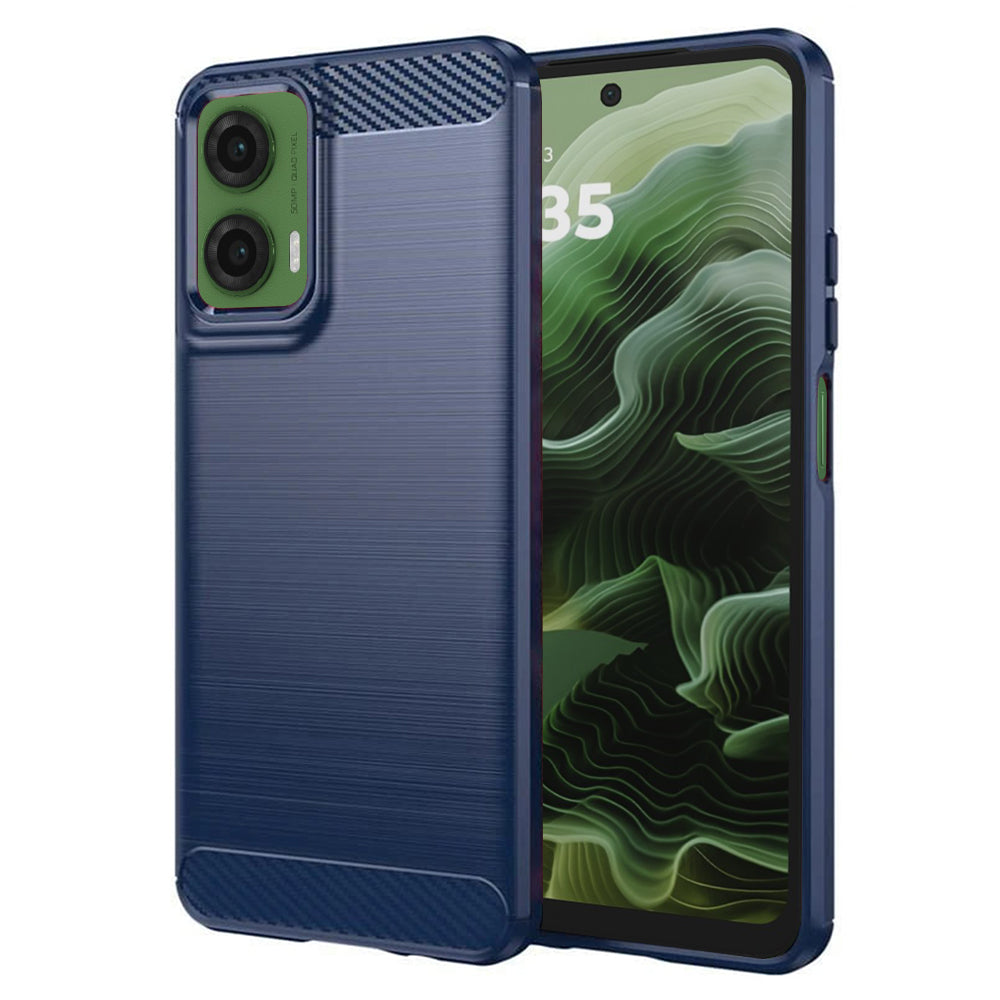 Tok a Motorola Moto G35-hez, Techsuit, karbon, kék