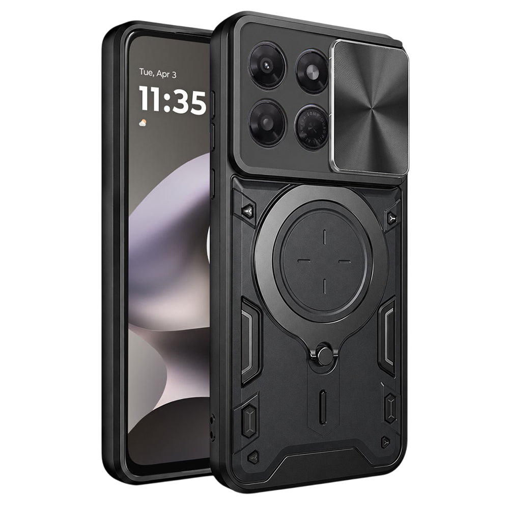 Tok Motorola Moto G37 Power-hoz, Techsuit, CamGuard Pro, Fekete