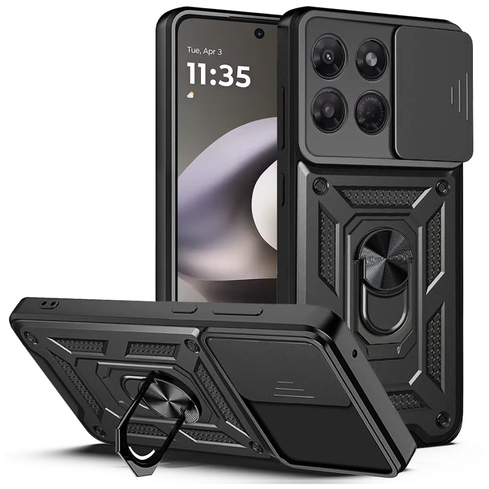 Tok a Motorola Moto G37 Power készülékhez, Techsuit, CamShield, fekete