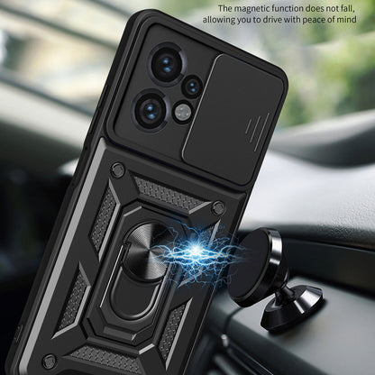 Tok Motorola Moto G45 / G34-hez, Techsuit, CamShield, Fekete