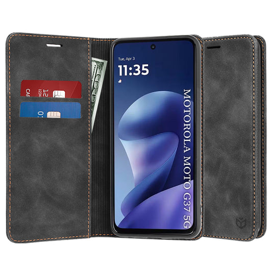 Tok a Motorola Moto G47 / G37 Power / G37 készülékhez, Techsuit, Confy, Fekete