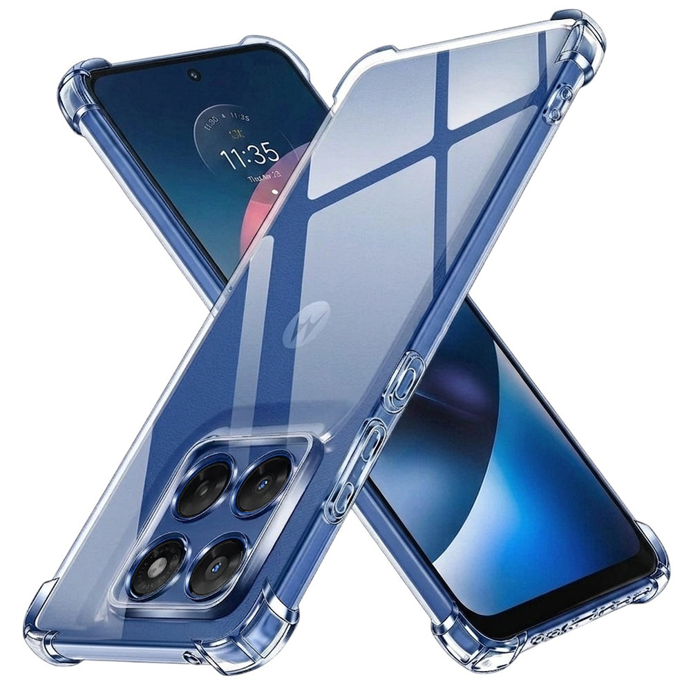 Tok a Motorola Moto G47 / G37 Power / G37 készülékhez, Techsuit, ütésálló, átlátszó